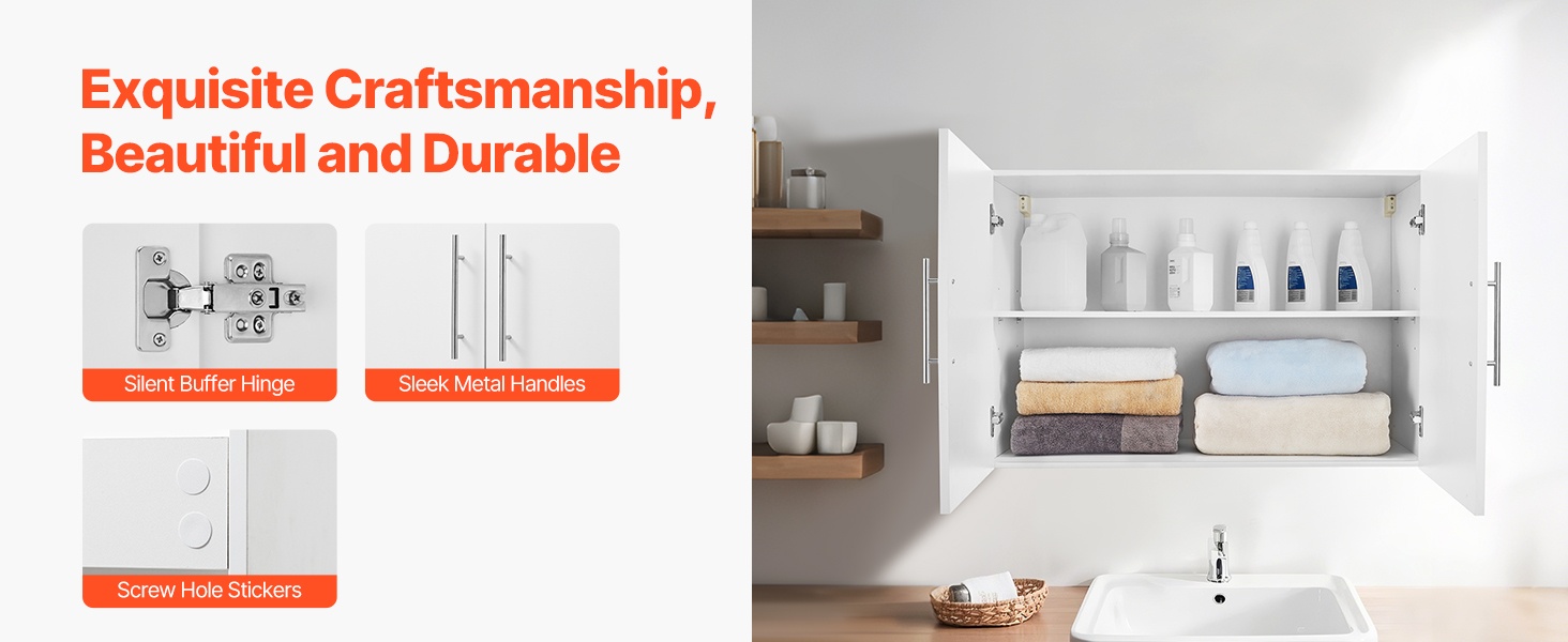 Metallivetimet ja pehmeästi sulkeutuvat saranat