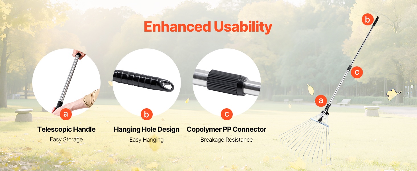 Teleskooppivarsi ja ripustusreikä