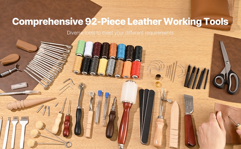 Nahkatyökalusarja yleiskuva
