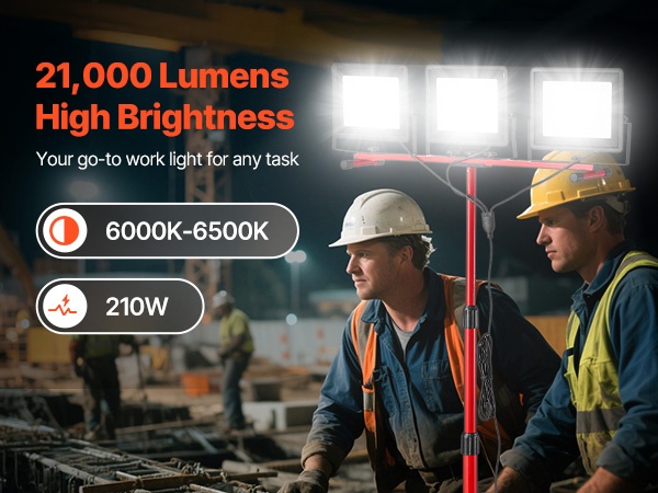 LED-työvalo käytössä