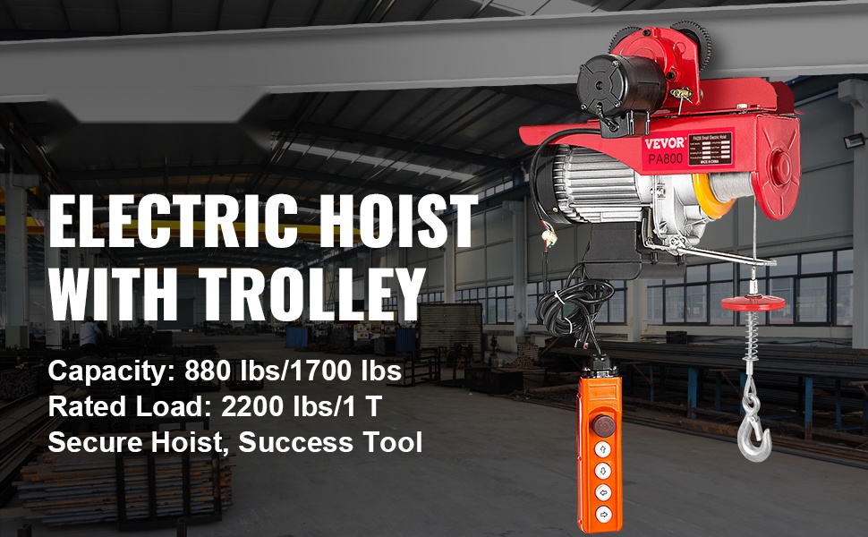 Sähköinen vaijeritalja siirtovaunulla