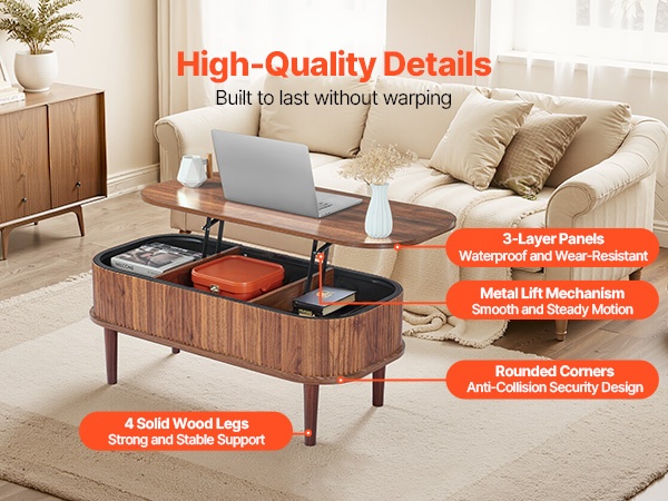 Lähikuva pöydän jalkarakenteesta