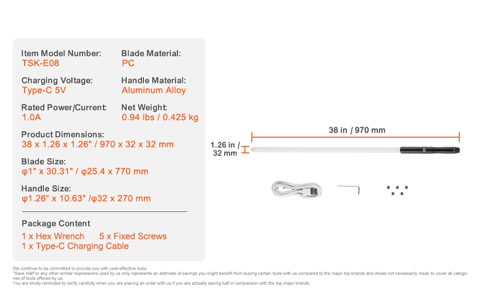 Valomiekka käytössä