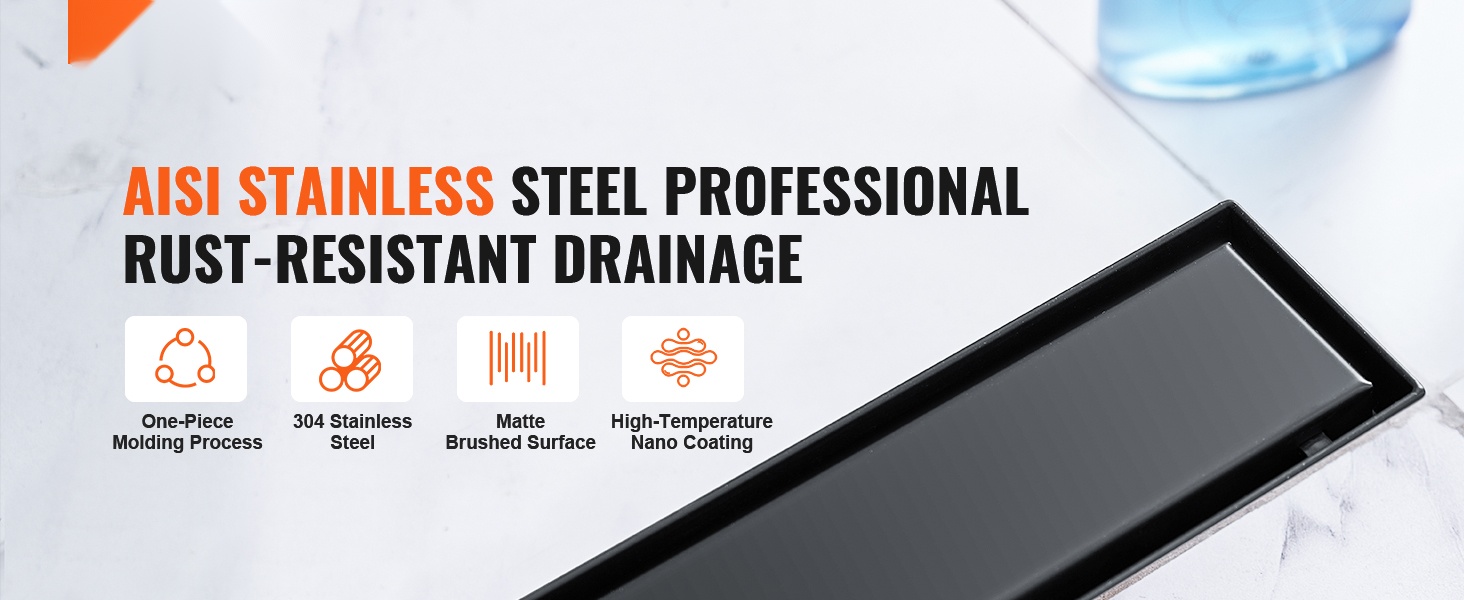 Lineaarinen suihkukaivo 914 mm