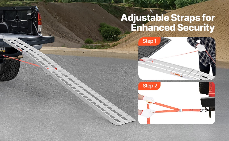 Taittuva lastaussilta kantokahvalla