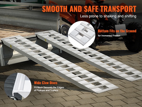 Ramppi kiinnitettynä lavalle