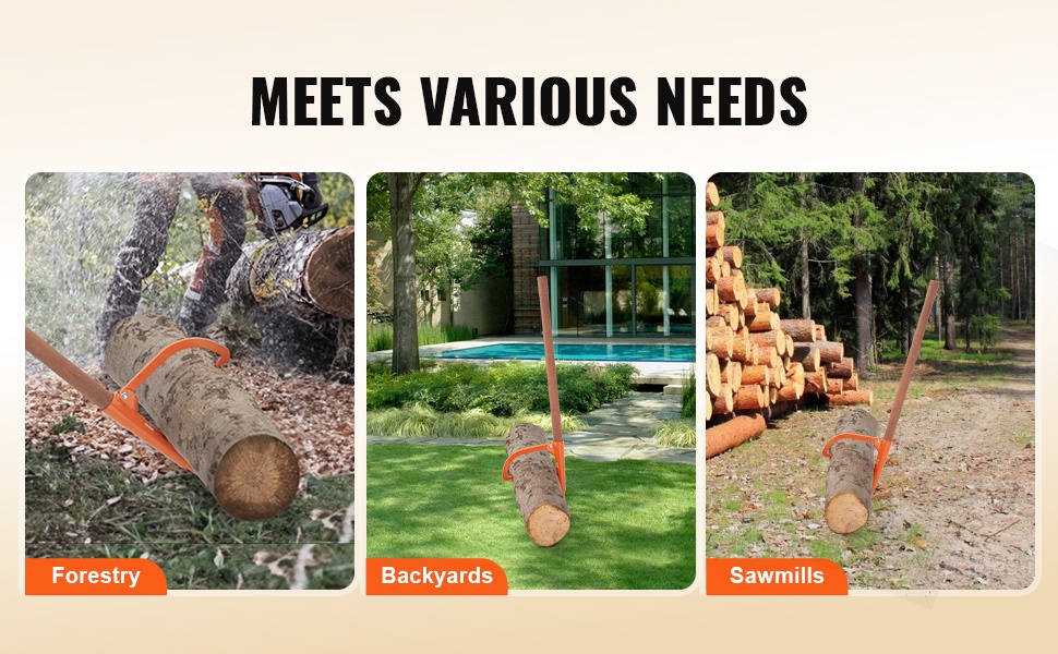 Puutavarankääntäjä yhdessä muiden puunkäsittelytyökalujen kanssa