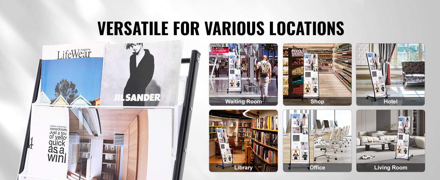 Telineet ravintolaan, hotelliin ja liikkeisiin