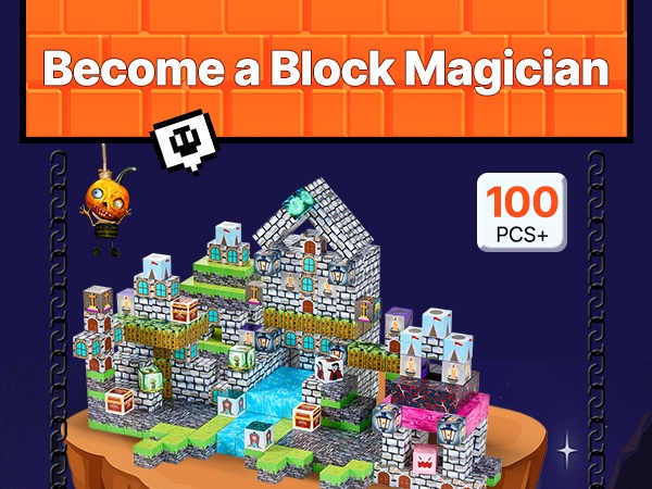 Magneettipalikat lasten leikissä