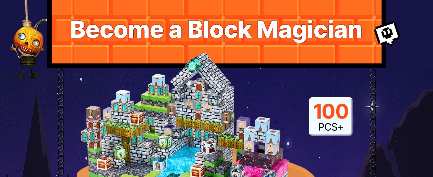 Magneettiset rakennuspalikat – esimerkkirakennelma