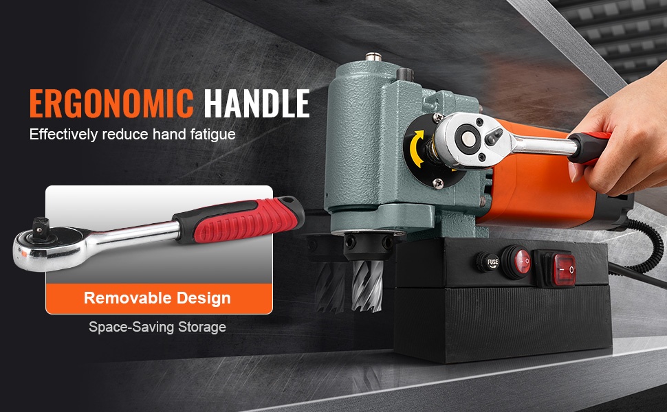 Irrotettava kahva ja helppo käyttö