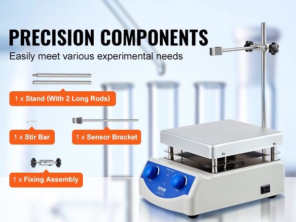 Teline ja anturit sekoituslevylle