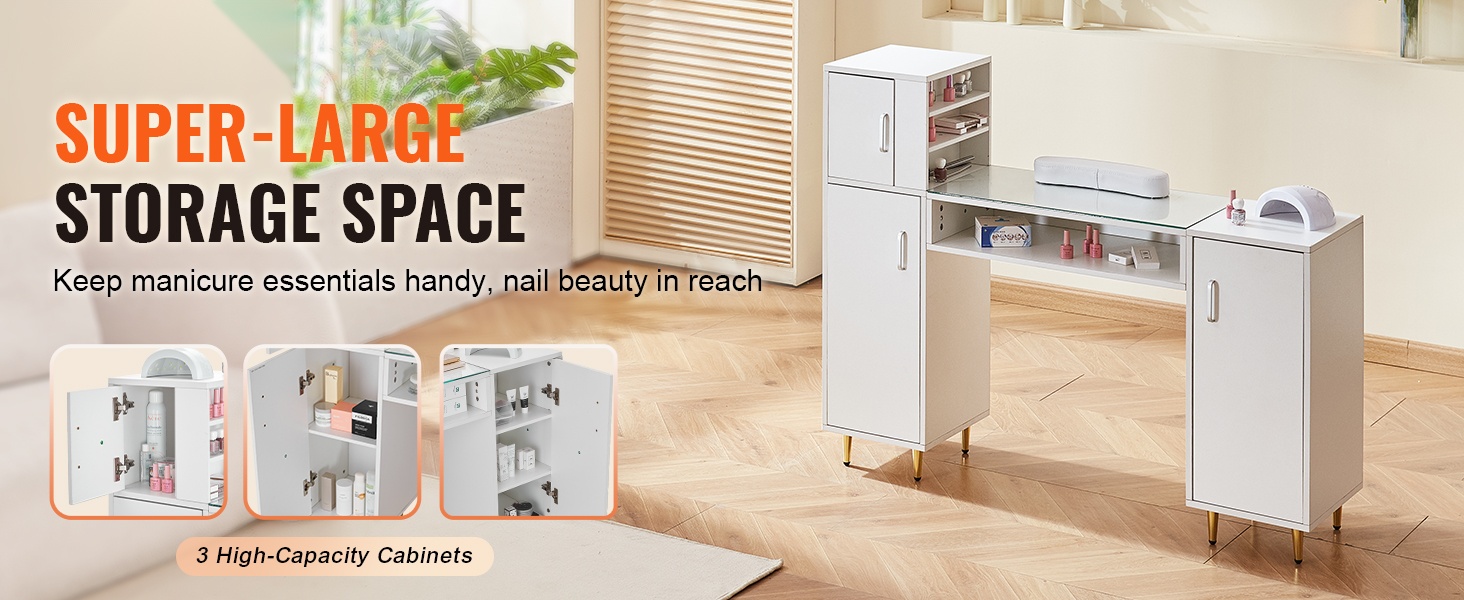 Kokoontaitettava manikyyri- ja kynsipöytä