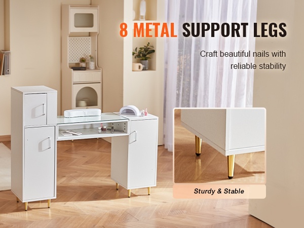 Siirrettävä manikyyri- ja kynsipöytä