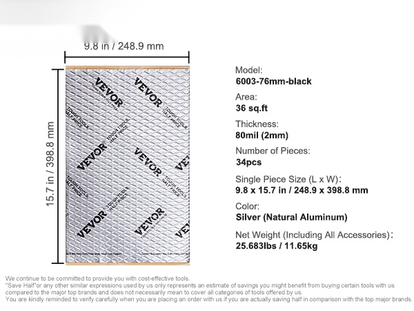Äänieristysmaton tekninen esitys