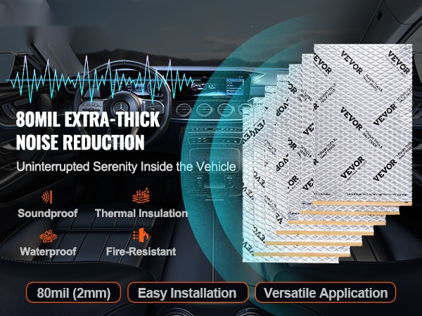 Auton äänieristysmatto lähikuva