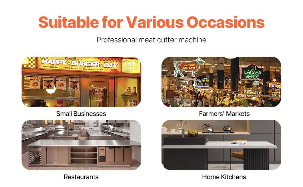 Soveltuu kotiin, ravintolaan ja supermarkettiin