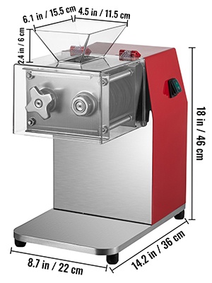 Lihanleikkuukoneen mitat