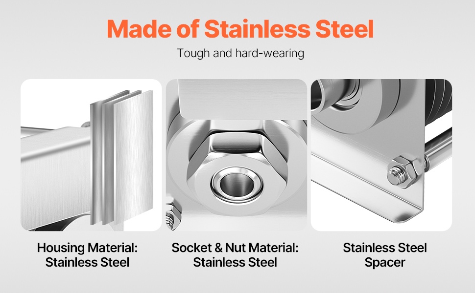 Kestävä ruostumaton teräsrakenne