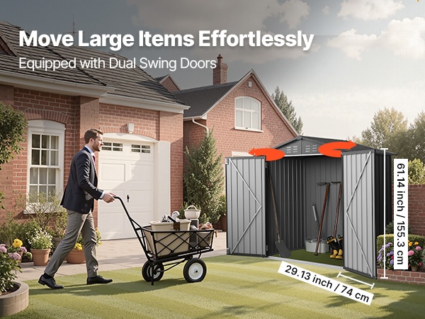 Metallivarasto, sisäänkäynti