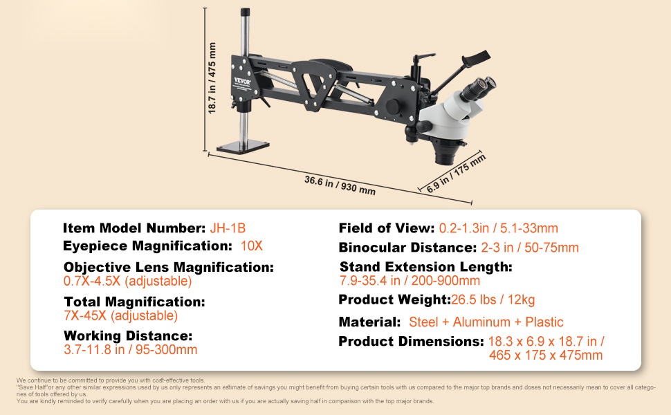 Mikroskooppipää ja okulaarit