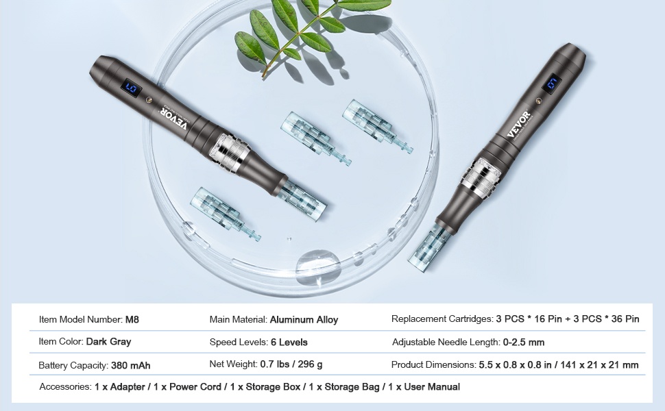 Mikroneulauskynä ja tarvikkeet