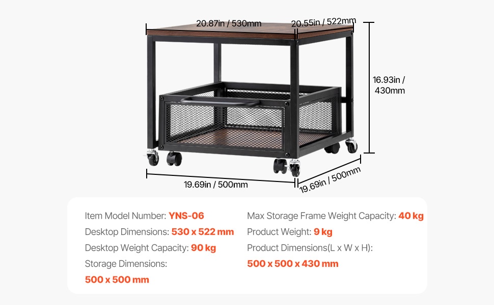 Monikäyttöinen minijääkaapin teline kotiin ja opiskelija-asuntoon
