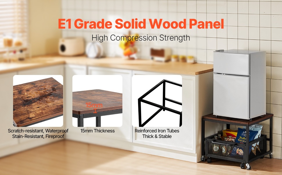 Vankka E1-luokan puutaso ja metallirunko