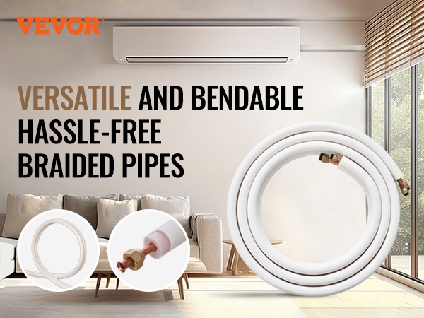 Mini-split-putkisarjan eristys