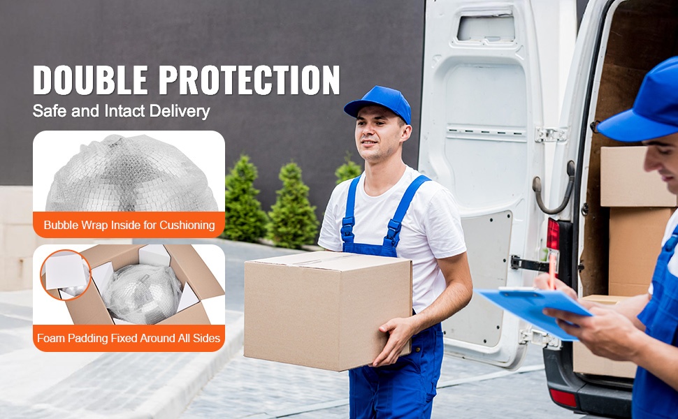 Kuljetusta varten suojattu peilipallo