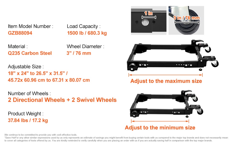 Siirrettävän alustan tekniset yksityiskohdat