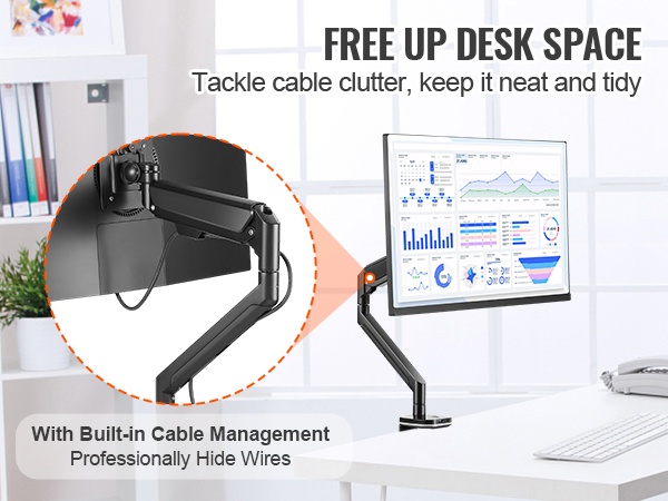 Siisti työpöytä johdonhallinnan ansiosta