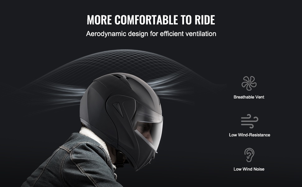 Moottoripyöräkypärä mukavalla istuvuudella