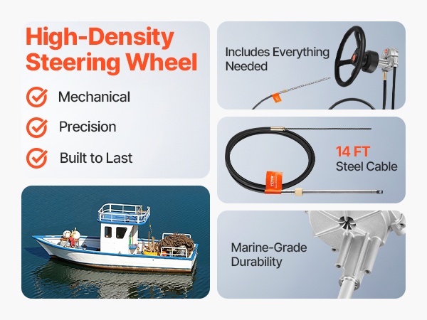 Perämoottorin ohjausjärjestelmä yksityiskohta