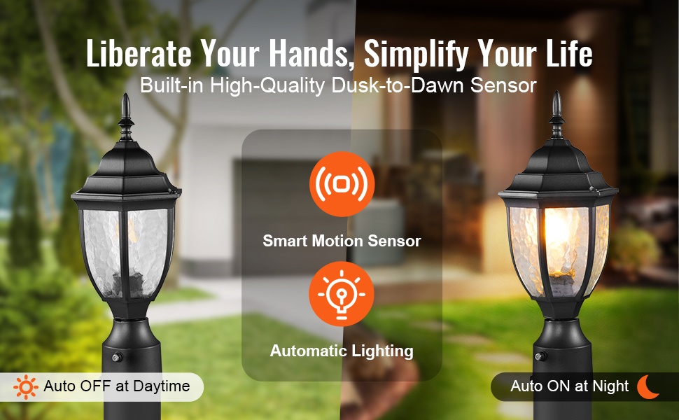 Hämäräkytkimellä varustettu ulkovalaisin