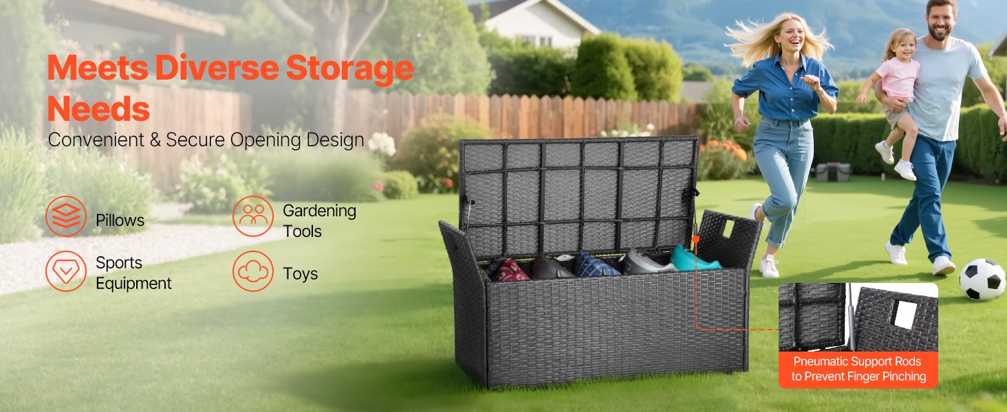 Ulkosäilytyspenkki säilytystilalla