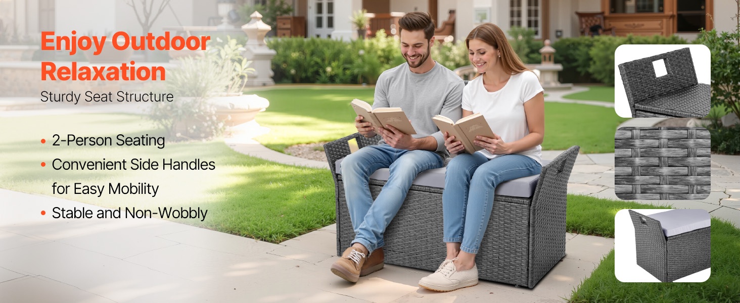 Kahden hengen penkki sivukahvoilla