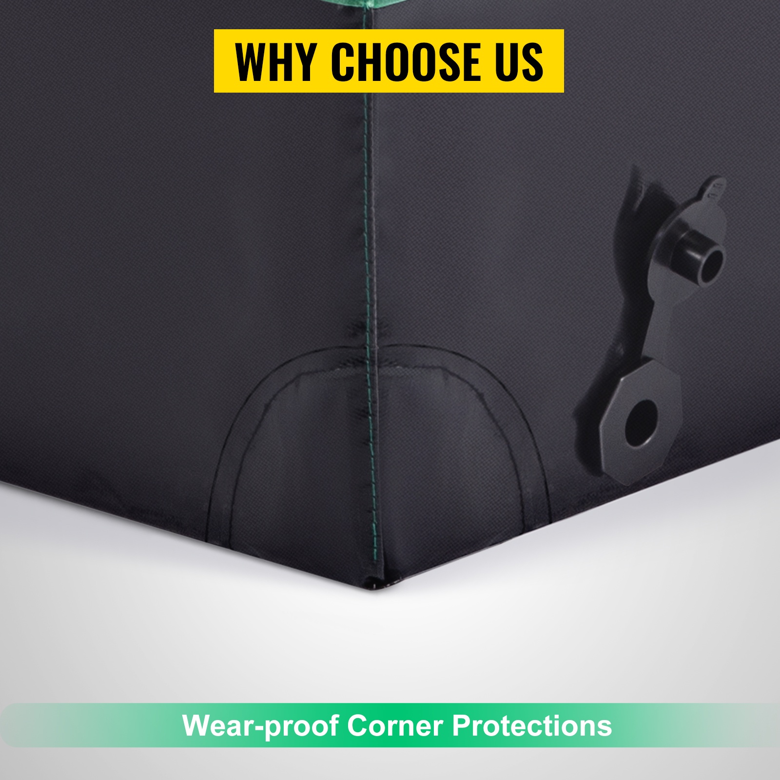 Kulmasuojat ja vedenpoisto