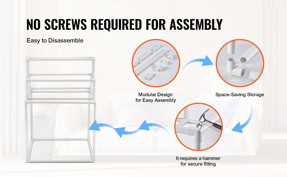 Pyyhetelineen helppo asennus