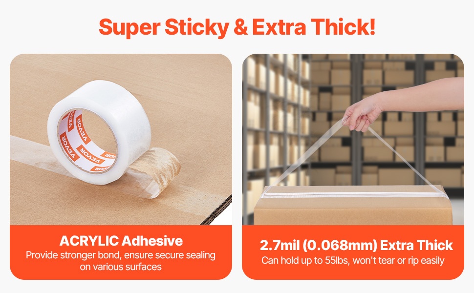 Paksu ja kestävä pakkausteippi