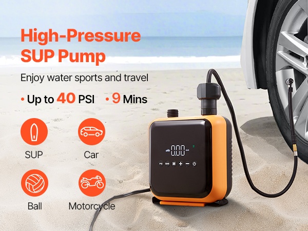 Kompakti ja kannettava SUP-pumppu