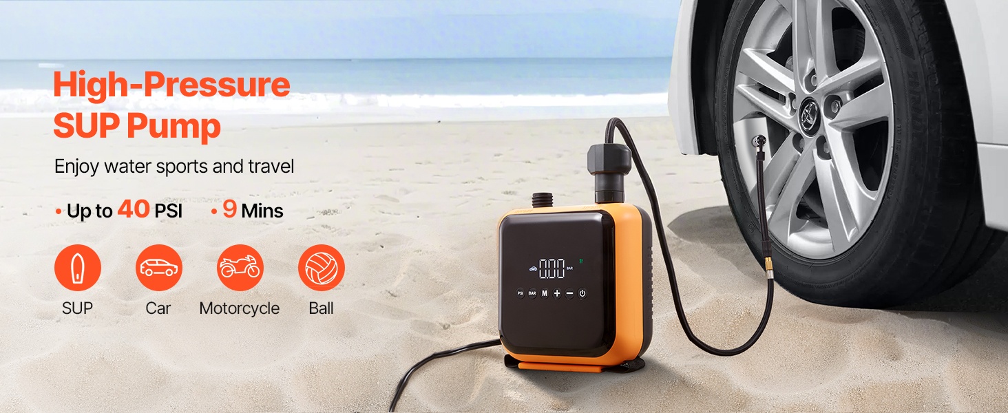 SUP-ilmapumppu käytössä