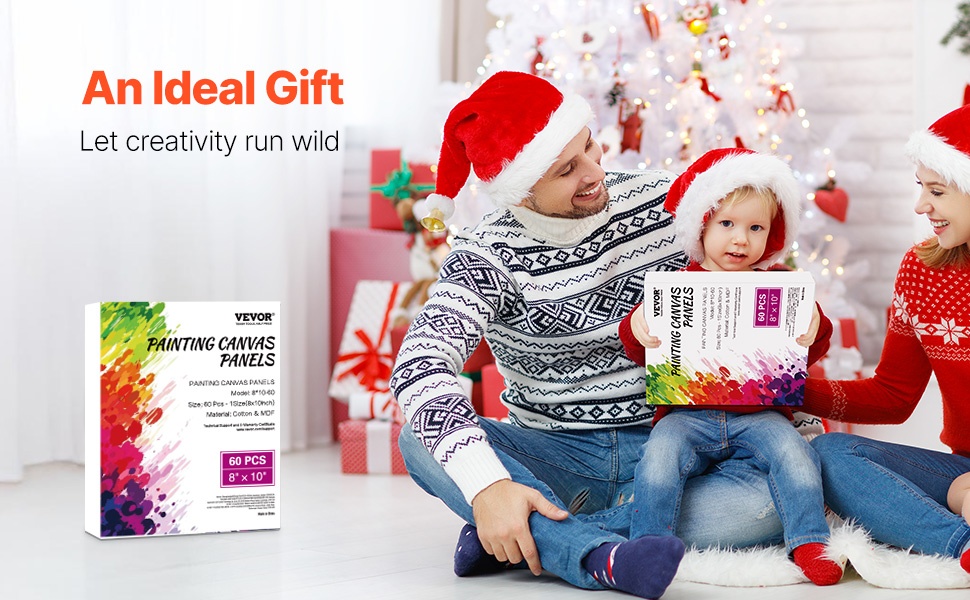 Maalauskartonkipaketti lahjaksi