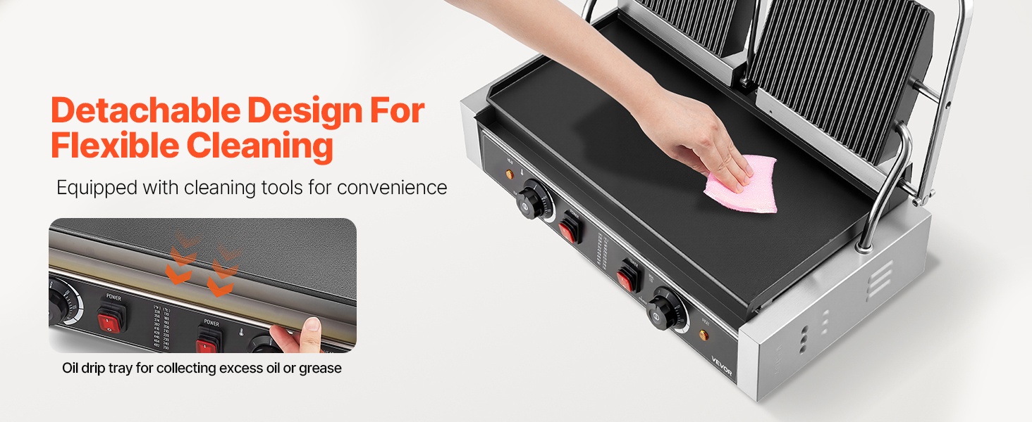 Paninigrillin mitat ja rakenne