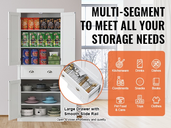 Kaapin sisätilat ja säilytysratkaisut