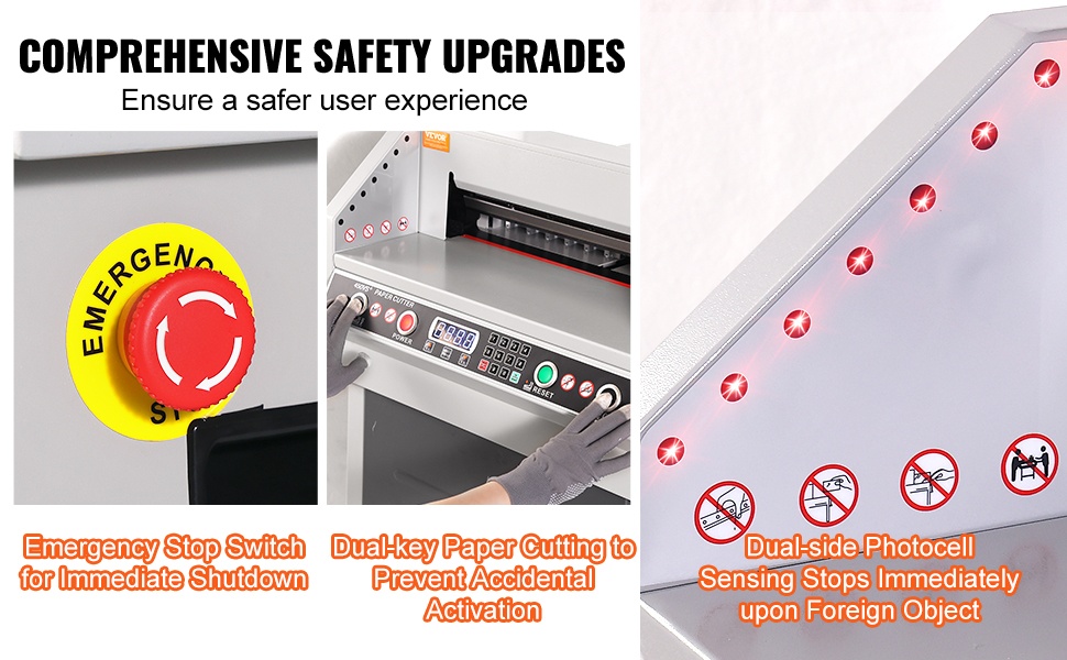 Turvallinen terärakenne ja terälukko