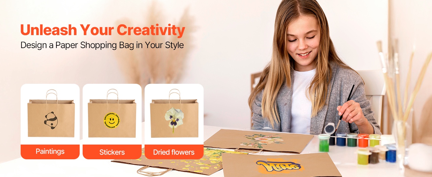 Koristeltavat paperikassit