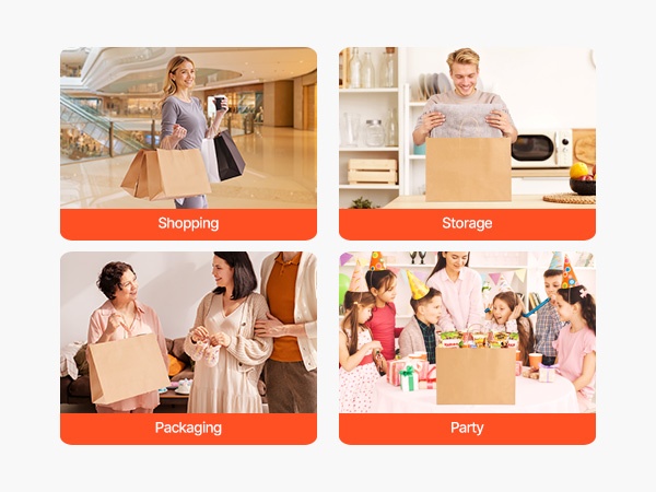 Monikäyttöiset paperikassit