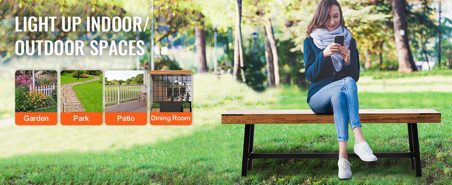 Puutarhapenkki terassille ja puistoon