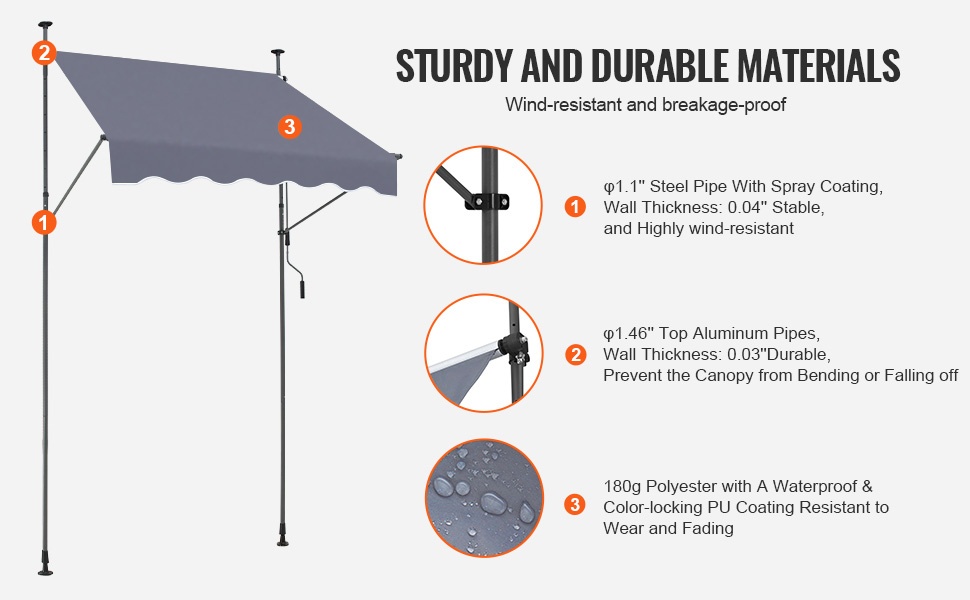 Vahva teräsrunko ja rakenteen yksityiskohdat